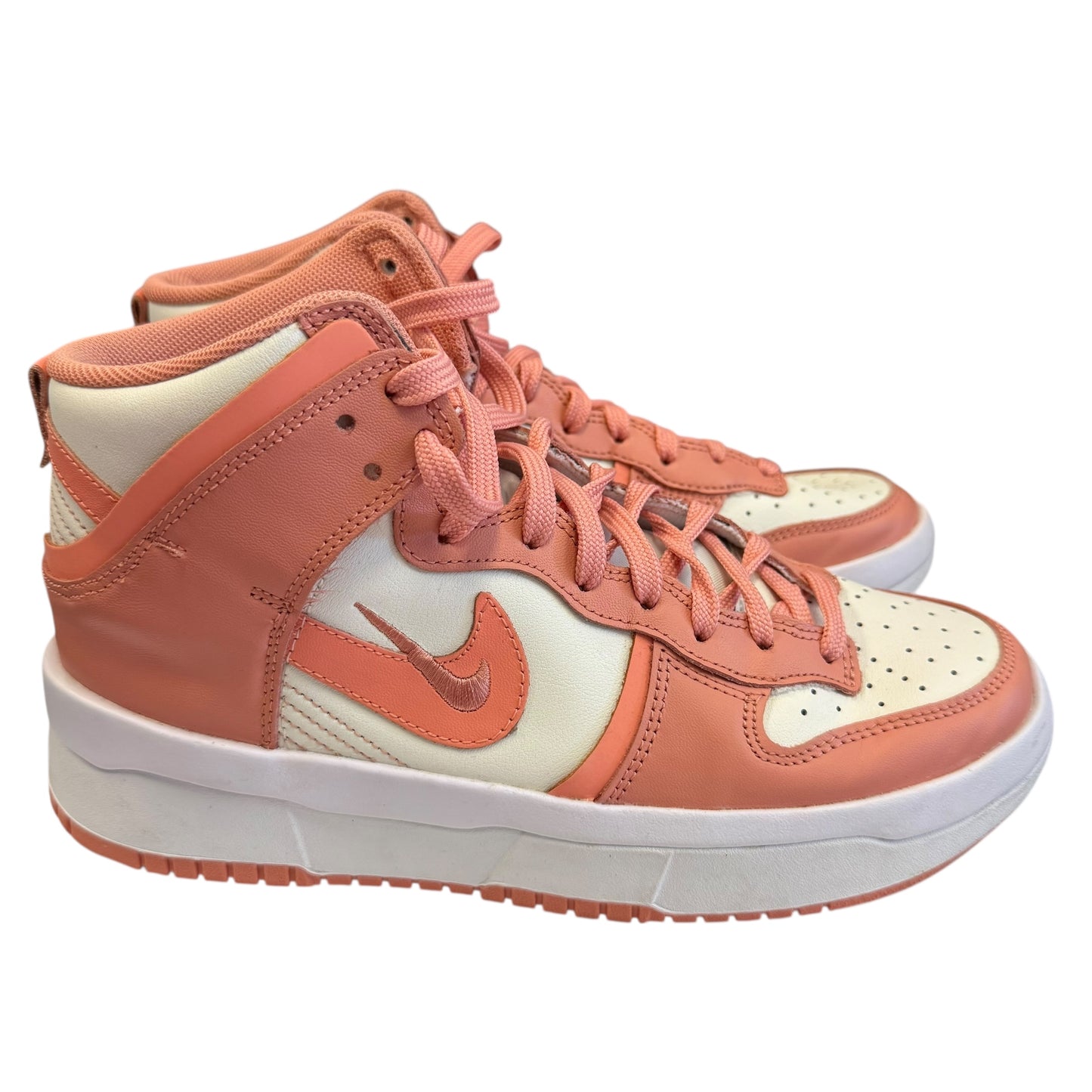 NIKE DUNK HIGH UP CRIMSON BLISS SNEAKERS 215 SZ 8