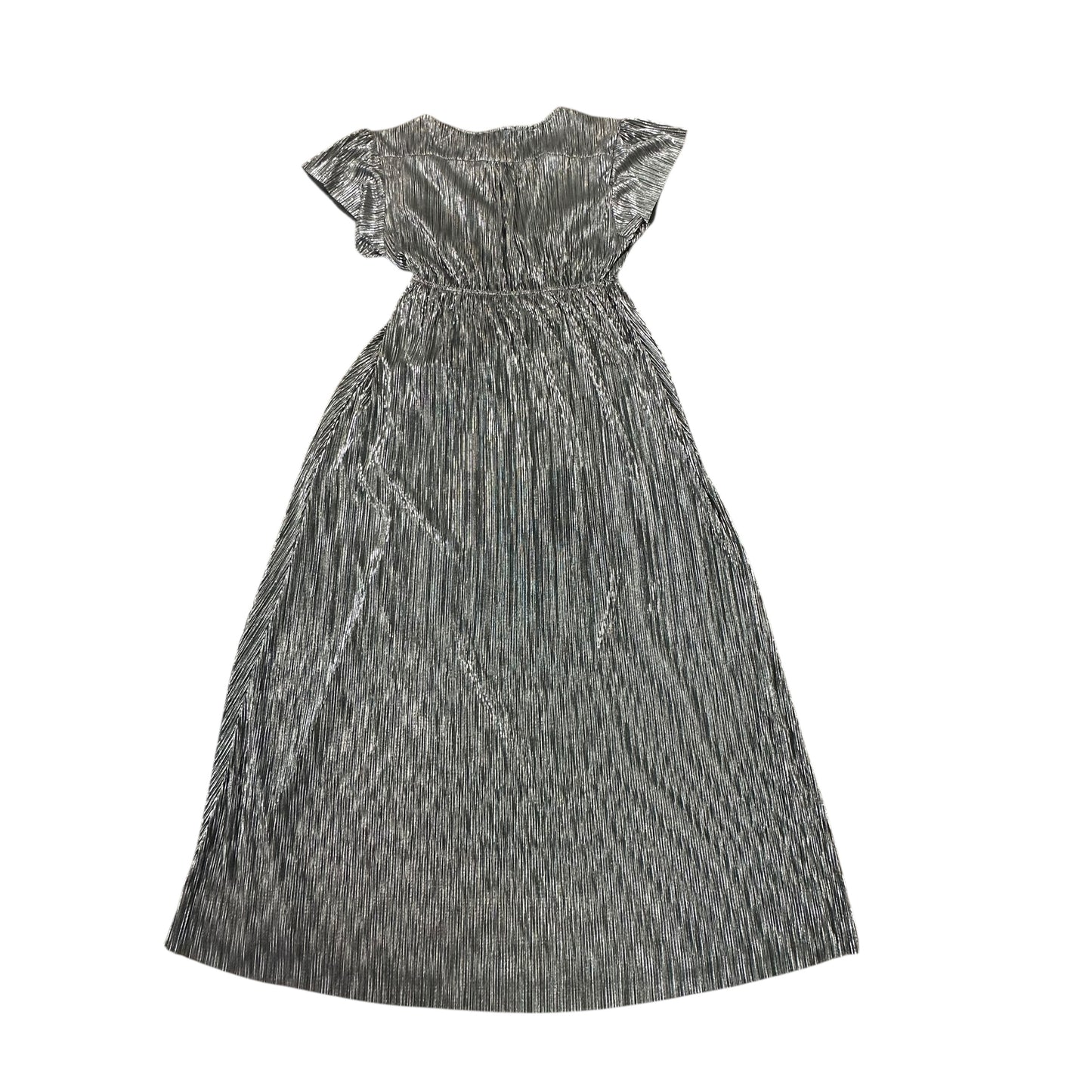 SEE AND BE SEEN SILVER MAXI DRESS NWT 241 LARGE