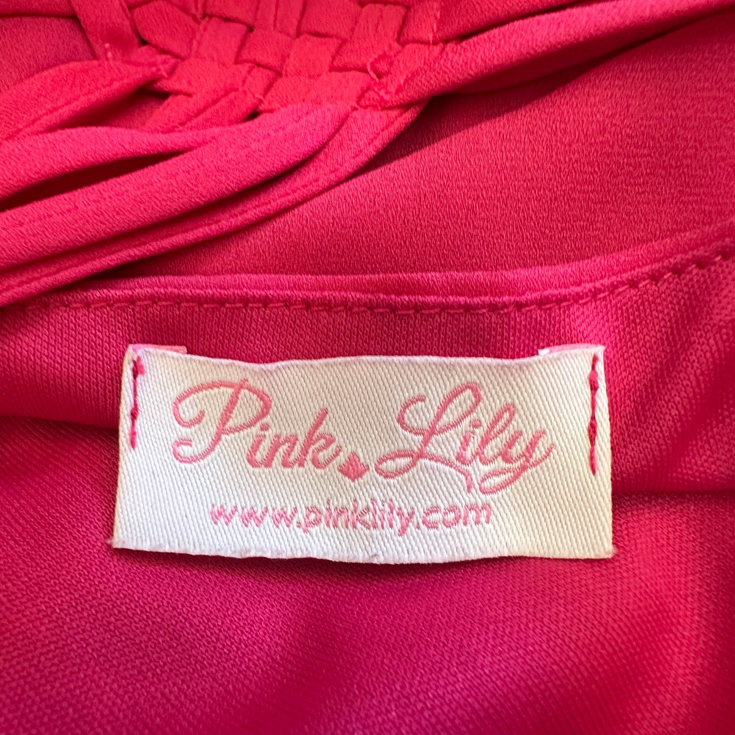 PINK LILY SLEEVELESS SWING DRESS PINK 100 LARGE