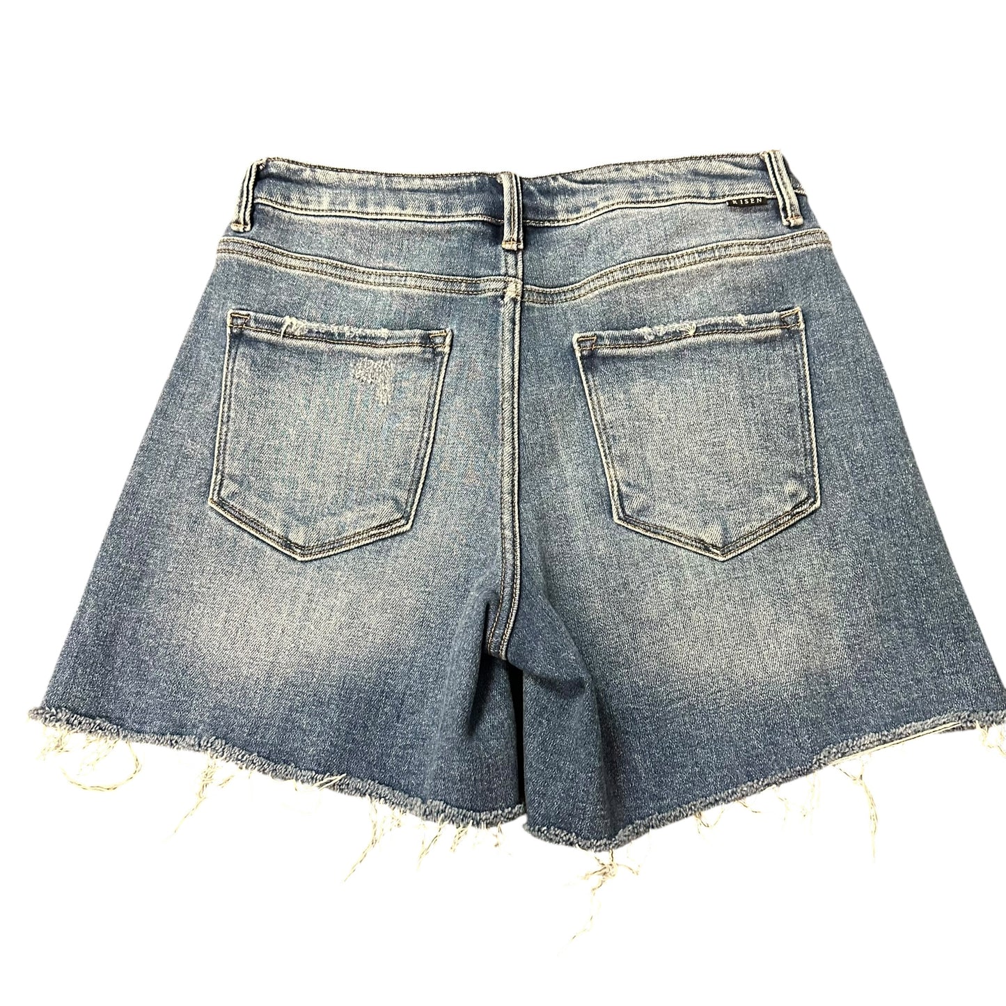 RISEN DENIM SHORTS CUT OFF 100 MEDIUM