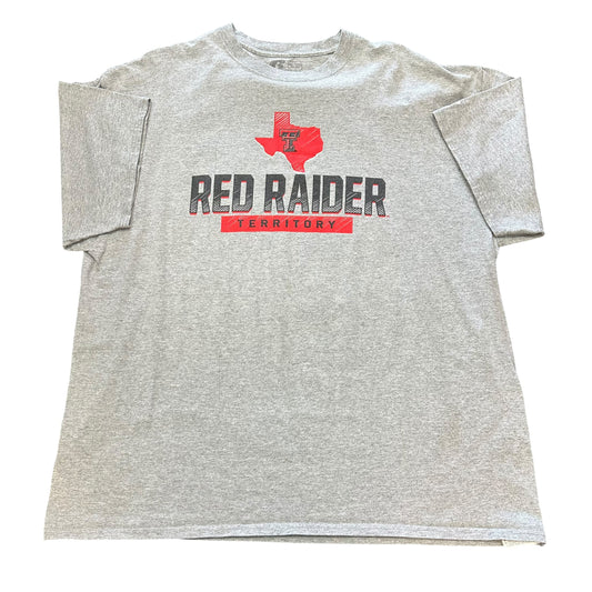 RUSSELL RED RAIDERS TERRITORY GRAY T-SHIRT 240 2X