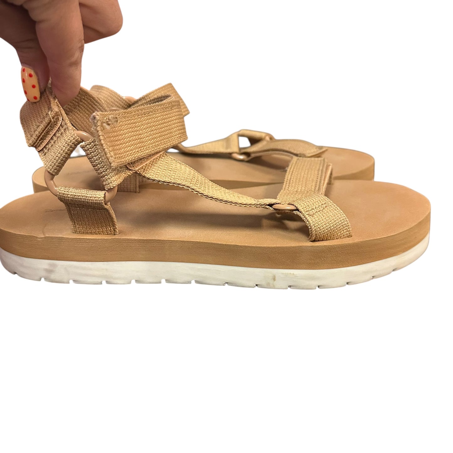 UNIVERSAL THREADS BROWN CASUAL SANDALS 279 SZ 10