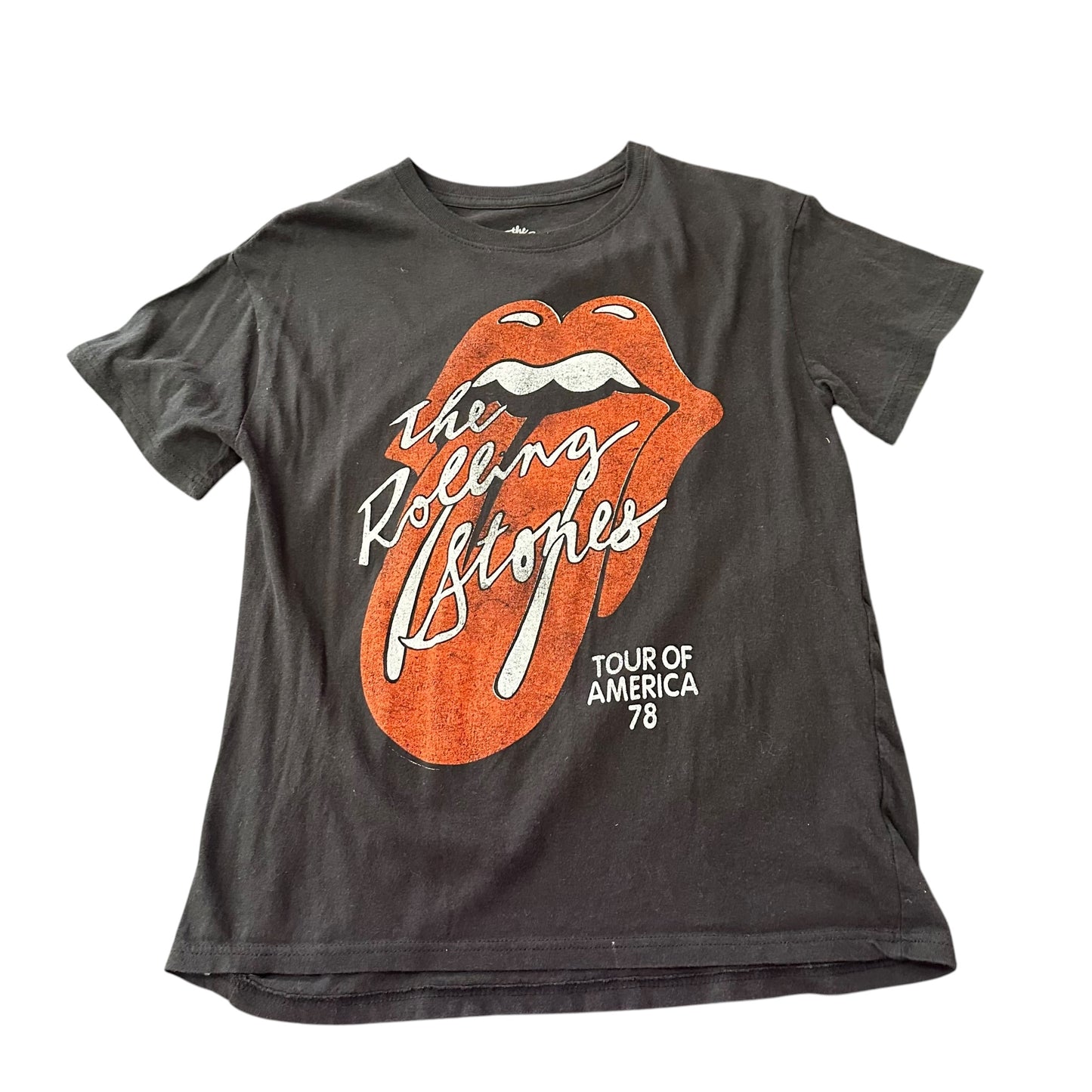 THE ROLLING STONE BLACK TSHIRT 122 SMALL