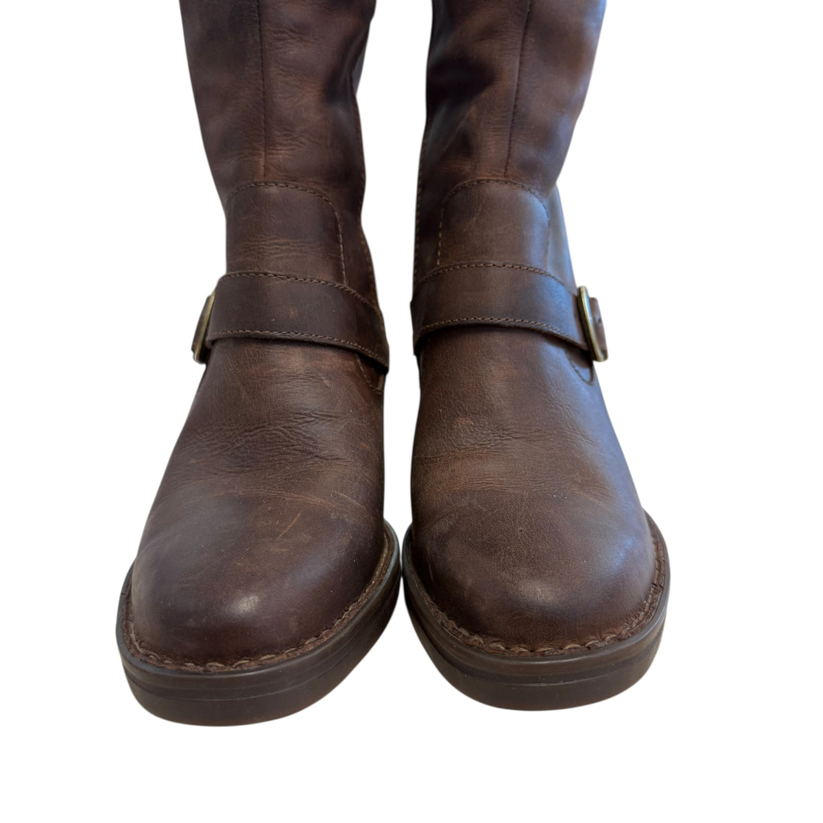 BORN BROWN LEATHER RIDING BOOTS NEW 251 SZ 8