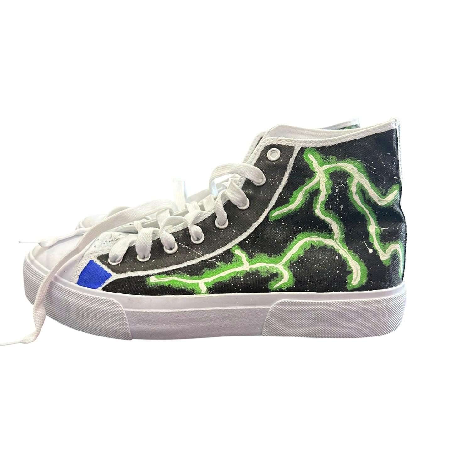 HANDPAINTED HIGHTOP SNEAKERS 112 SZ 10