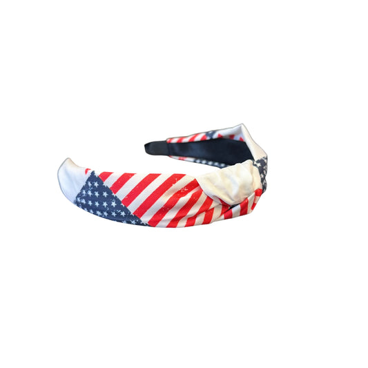 USA FLAG NAVY HEADBAND 100