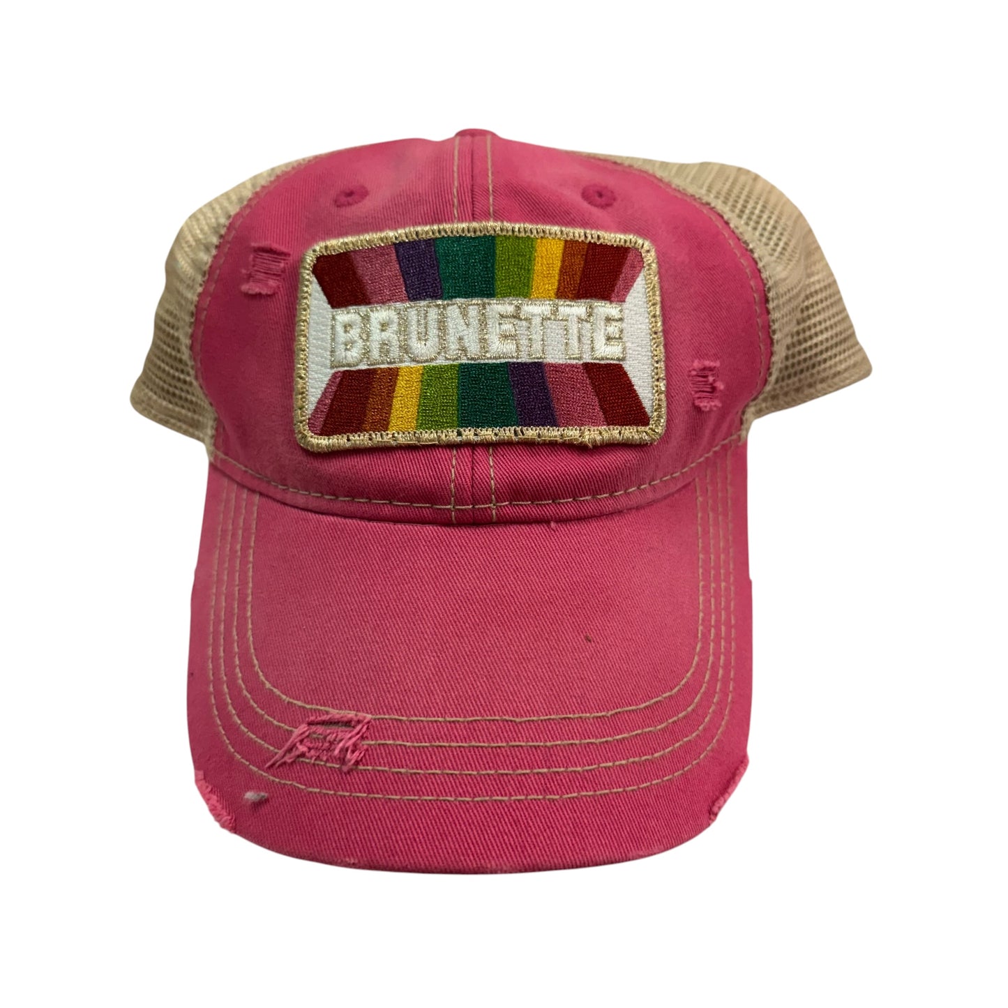 JUDITH MARCH PINK BRUNETTE CAP 261 OS