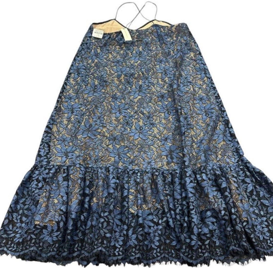 ANTHROPOLOGIE MOULINETTE SOEURS NAVY LACE DRESS NWT $178 Sz 10