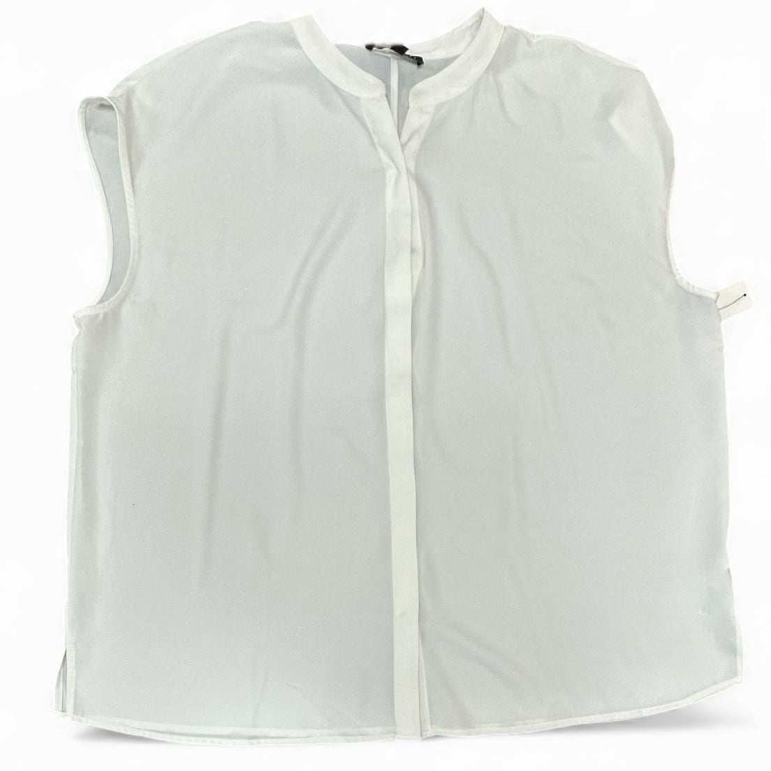 ELOQUII SEMI SHEER WHITE BLOUSE 100 SZ 22