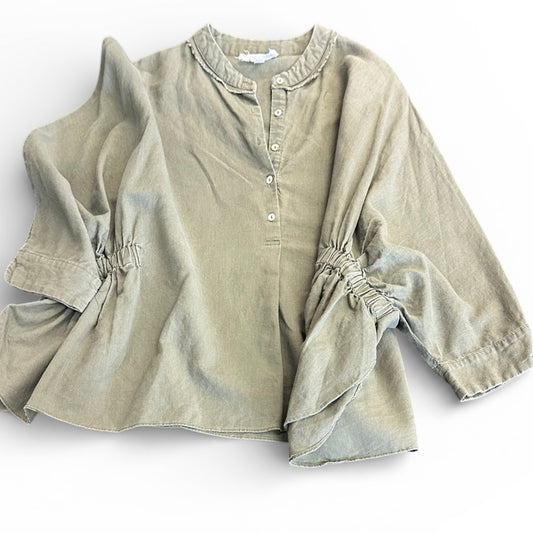 P CILL GREEN BLOUSE 84 LARGE
