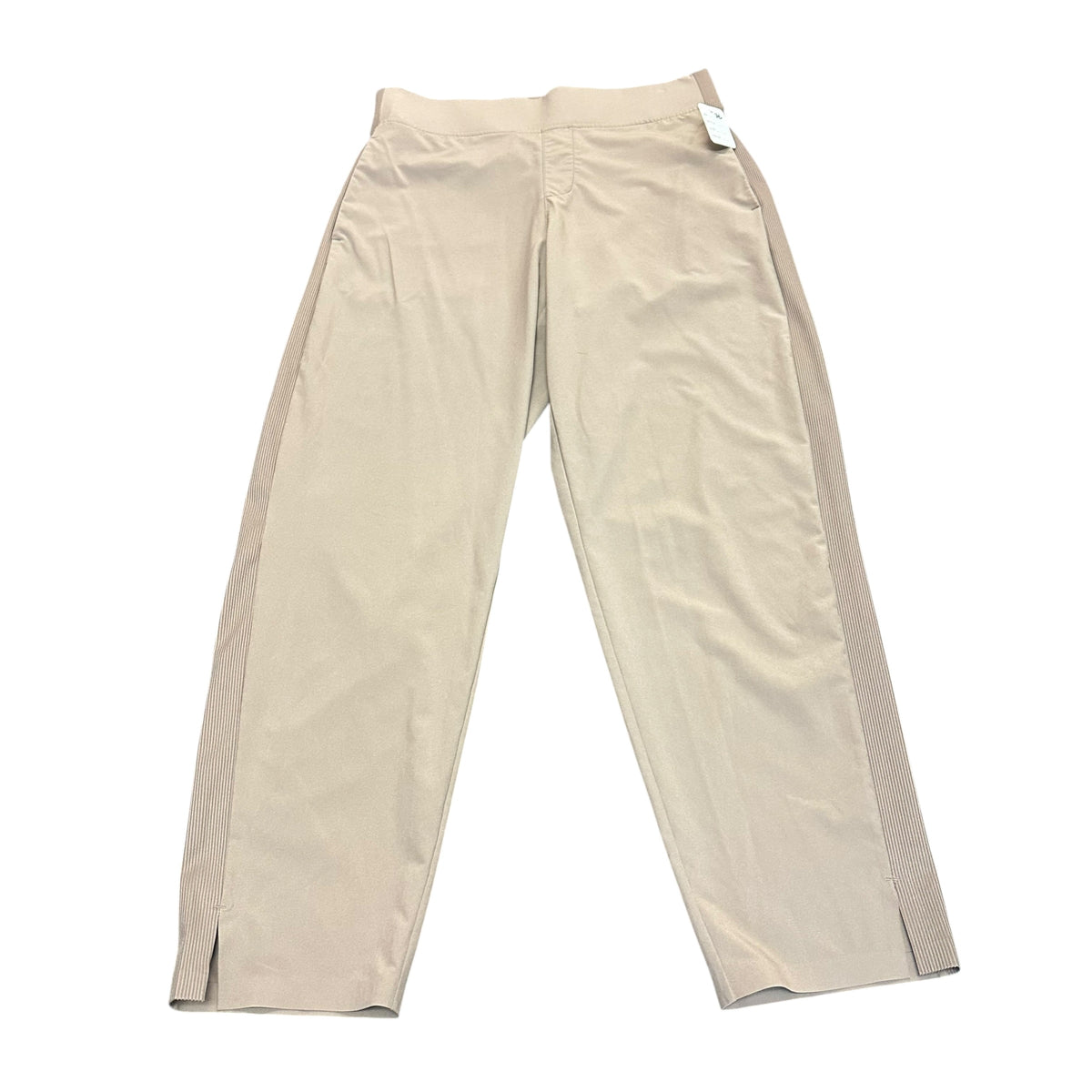 KIRKLANDS LIGHT TAN MID RISE ANKLE PANTS 38 SMALL