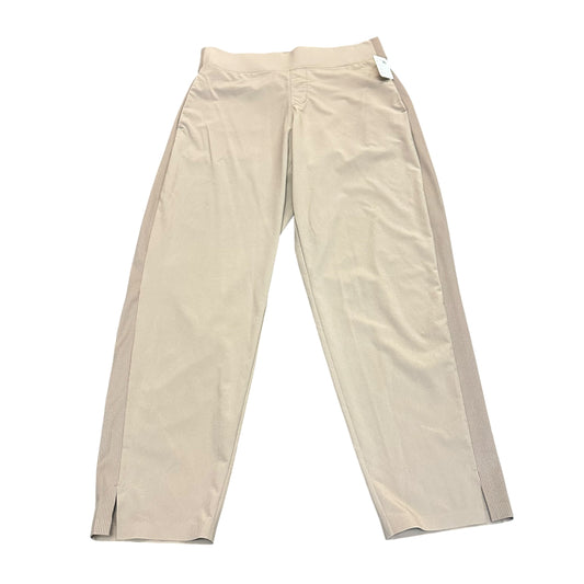 KIRKLANDS LIGHT TAN MID RISE ANKLE PANTS 38 SMALL