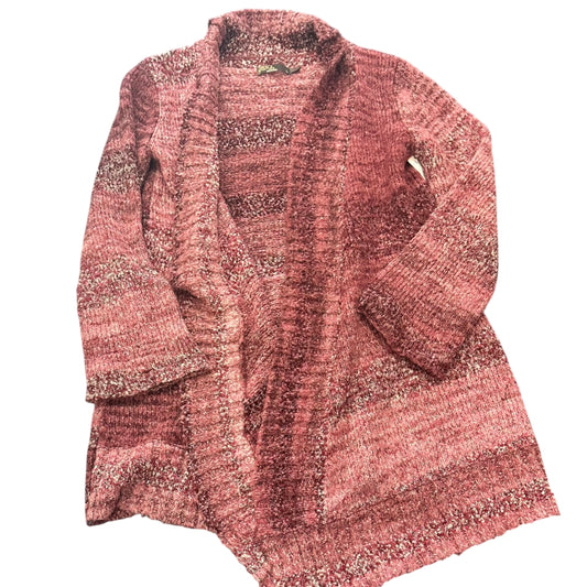 PRANA FIRESIDE ROSE WOOL BLEND CARDIGAN 100 LARGE