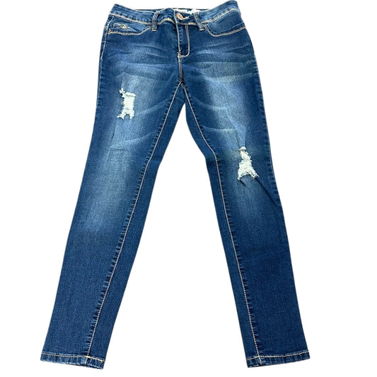 YMI WANNABETTABUTT SKINNY BLUE JEANS MID RISE 92 SZ 5