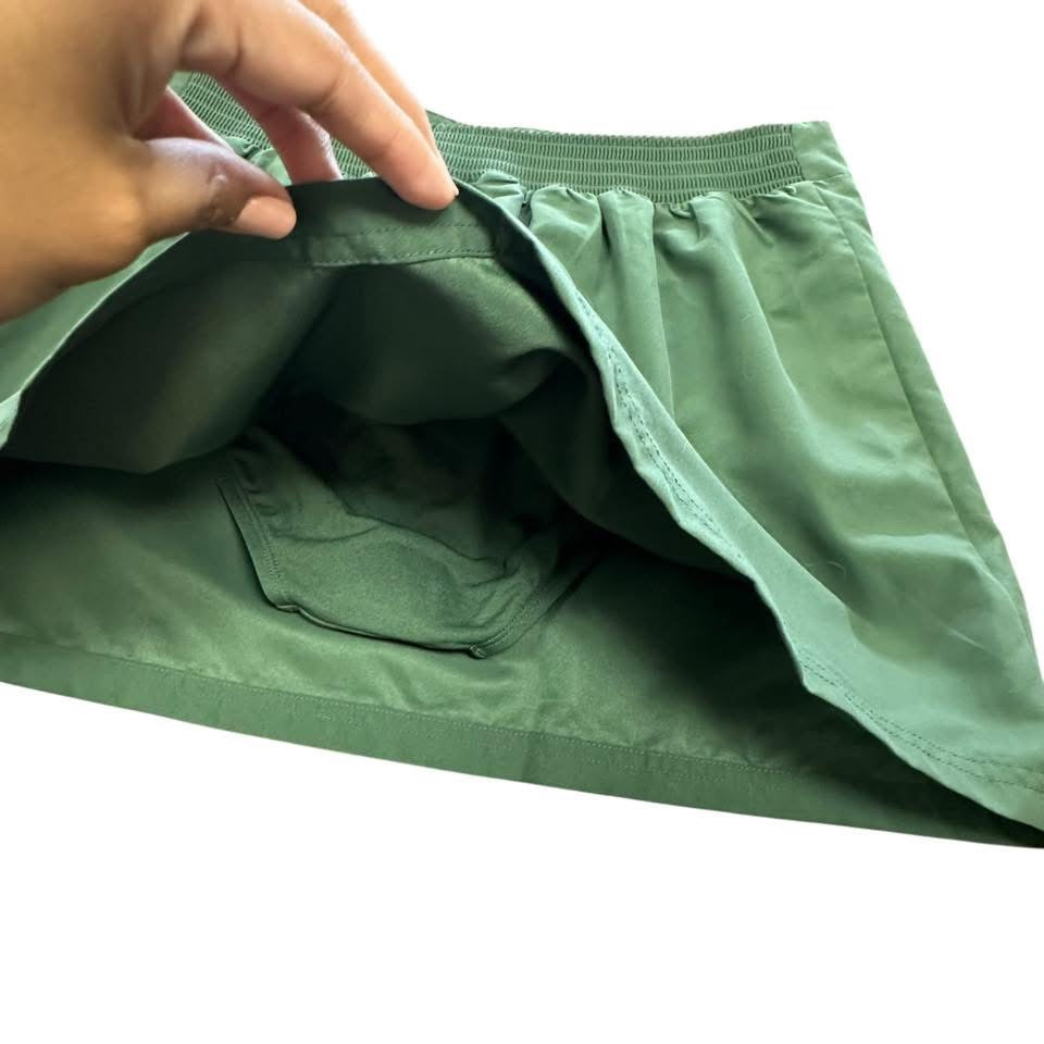 KONA SOL GREEN SWIM SKIRT 100 LARGE