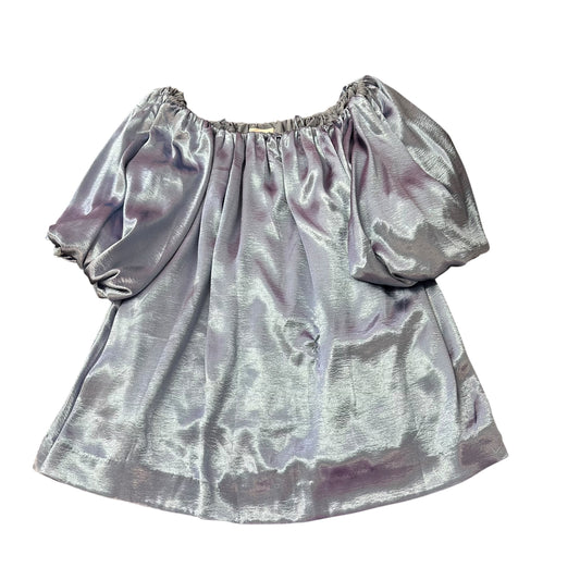 ANTHROPOLOGIE MARE MARIE BLUE SATIN DRESS NWT 53 XL