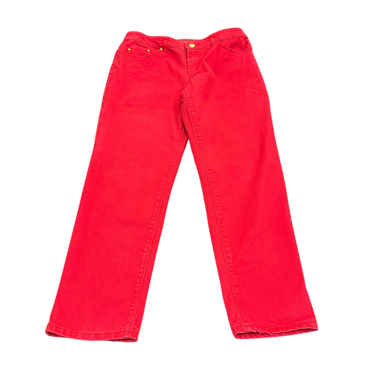 PLATINUM RED CHICOS FLAT FROM JEANS STRAIGHT LEG 38 SZ 6