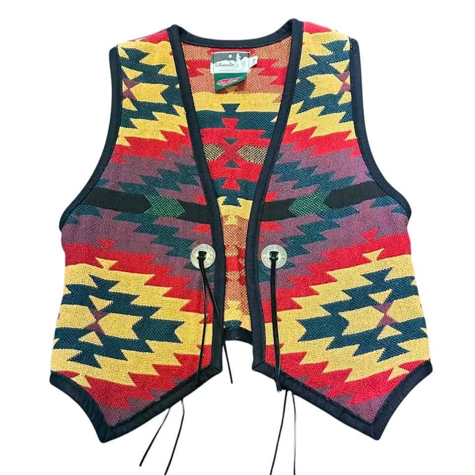 SILVERADO VINTAGE SOUTHWESTERN VEST 100 MEDIUM