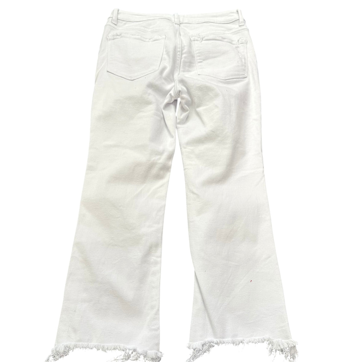 VERVET WHITE DENIM JEANS HIGH RISE CROP ANKLE STRAIGHT 238 SZ 6/28