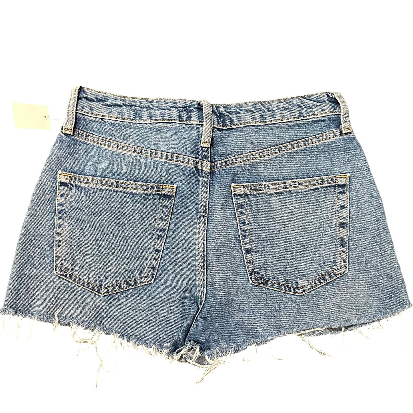 F21 DENIM BLUE JEAN CUT OFF SHORTS HIGH RISE 251 SZ 27