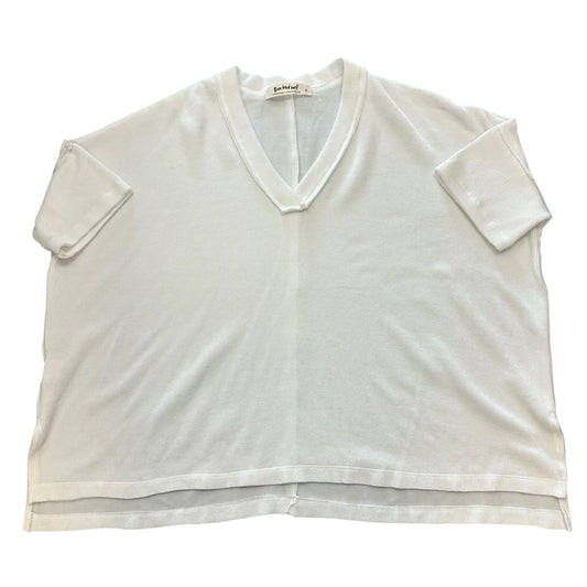 THREE BIRD NEST WHITE RIBBED SHIRT 100 SMALL