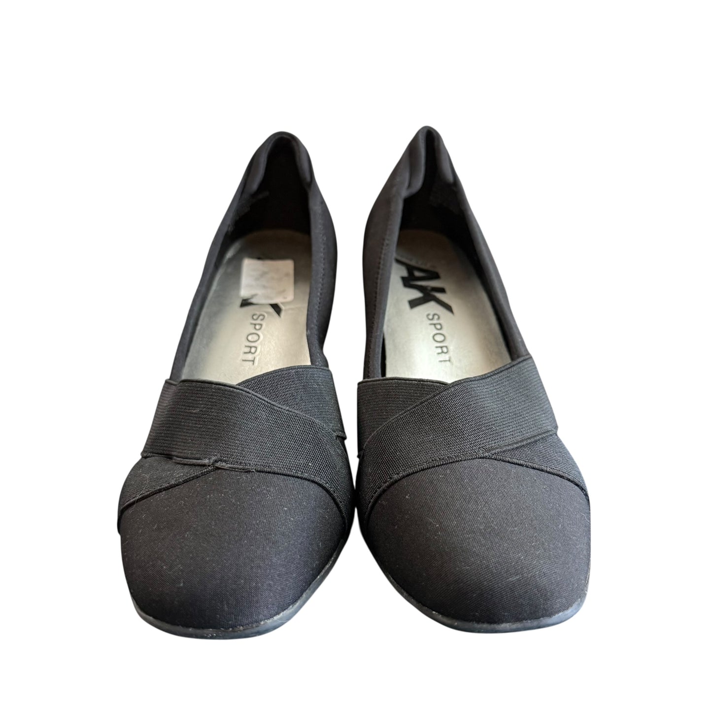 ANNE KLEIN SPORT VIOLETTA PUMP BLACK 100 SZ 7.5