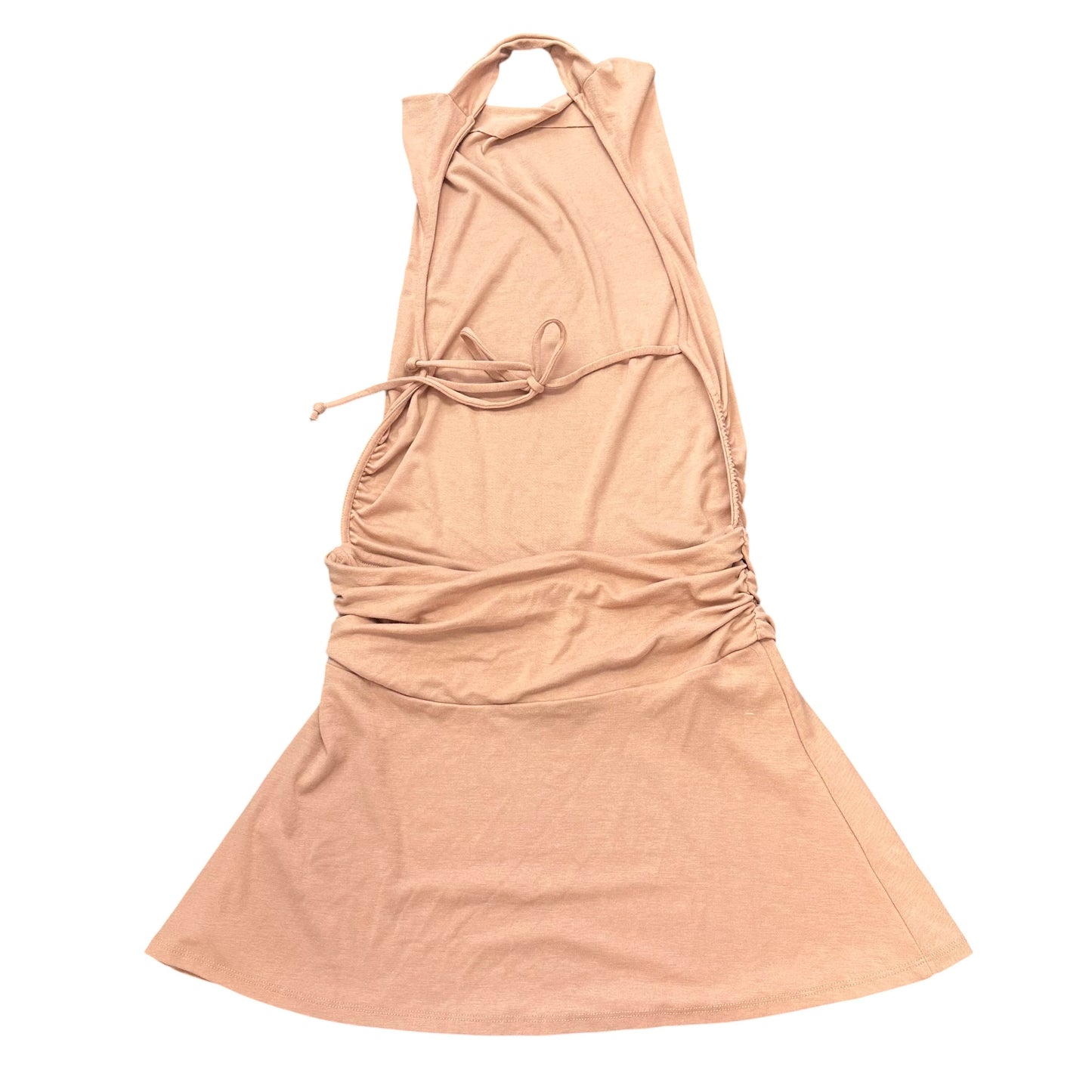 FREE PEOPLE BEACH TAN OPEN BACK DRESS NWT 249 SMALL