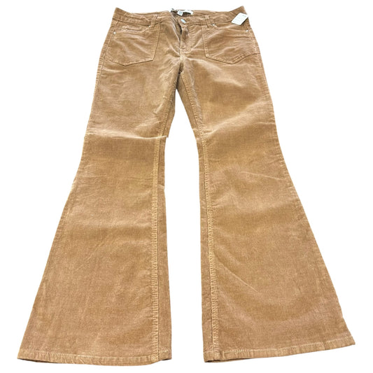 CELEBRITY PINK BROWN FLARE CORDUROY PANTS 8 Sz 11/30