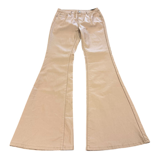 SHEIN HIGH WAISTED FAUX LEATHER LOOK PANTS 8 LARGE