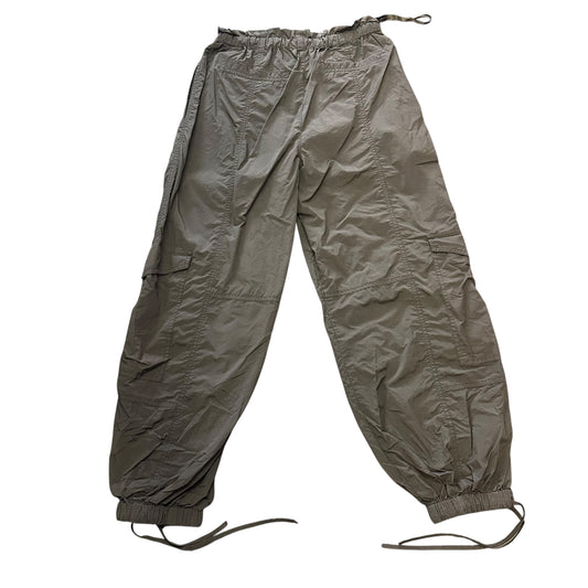 GIANNI BINI BLACK WINDBREAKER CARGO PANTS 84 SMALL