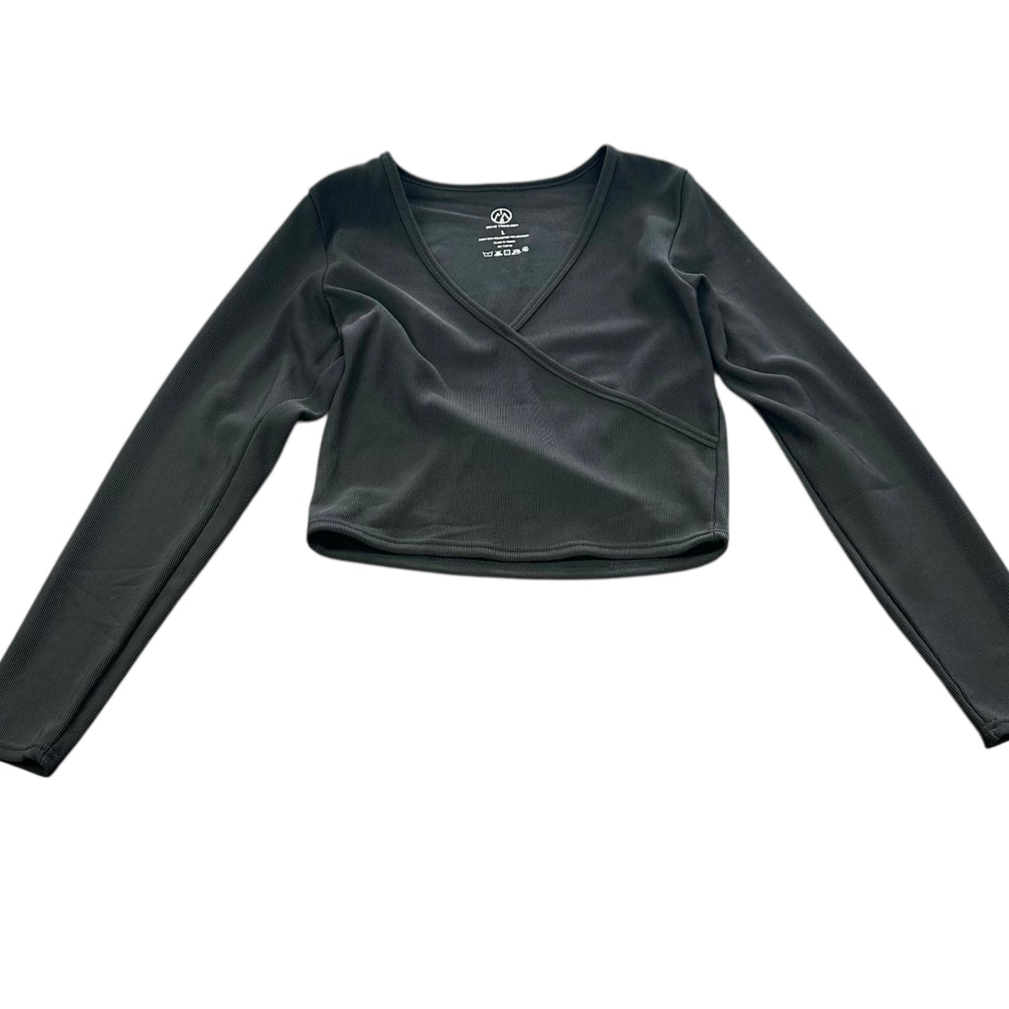 MOVE THEOLOGY BLACK LONG SLEEVE TOP 122 LARGE