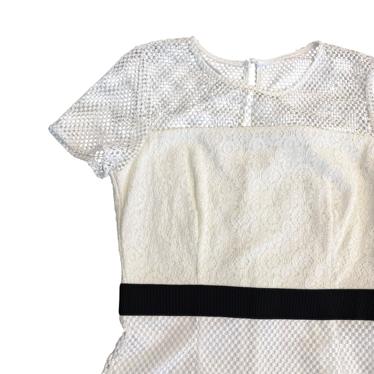 WHITE NWT SHEATH DRESS 100 LARGE