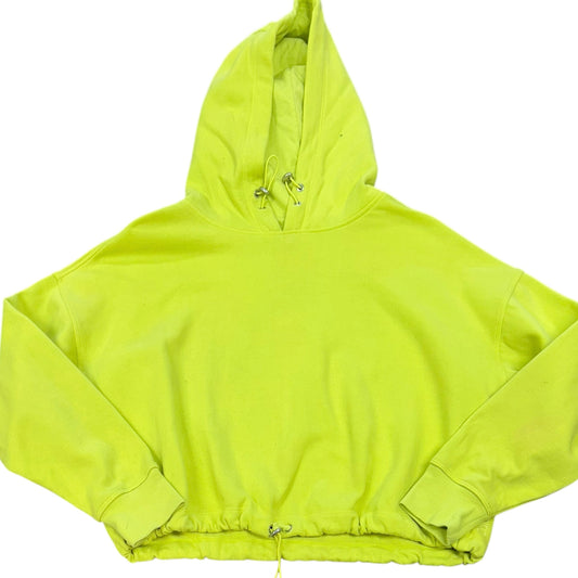 CALVIN KLEIN PERFORMANCE LIME GREEN HOODIE 122 MEDIUM