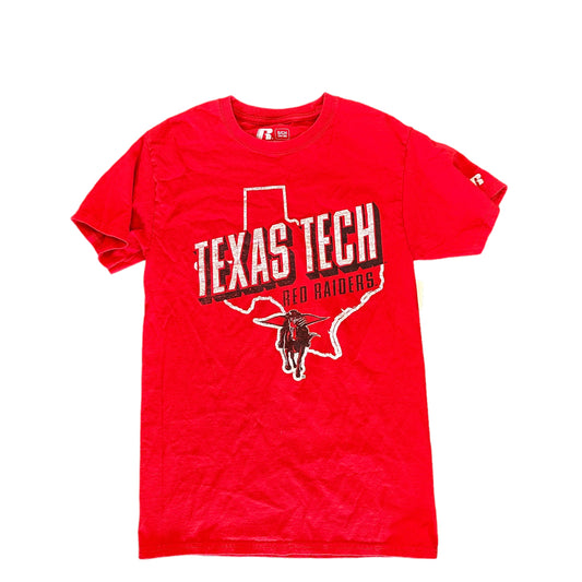 TEXAS TECH RED T-SHIRT - SMALL- 105