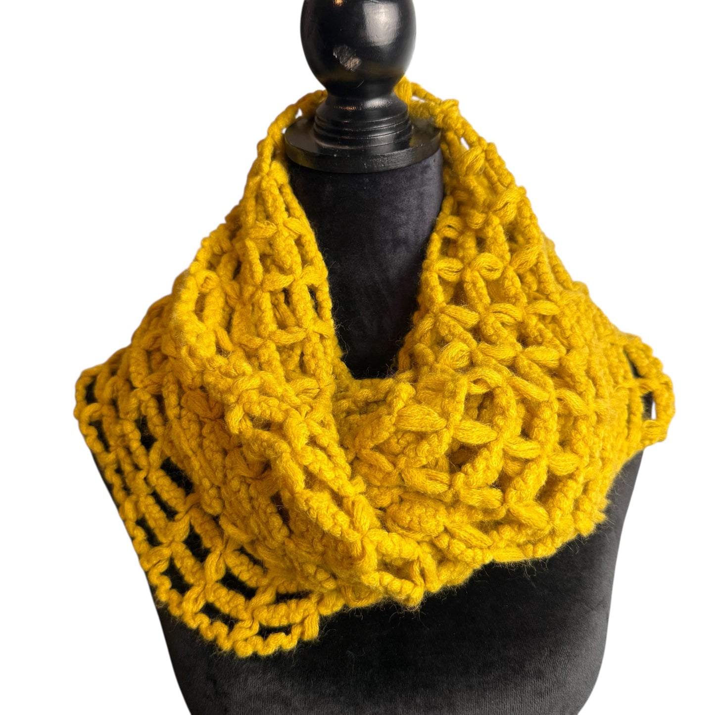 STITCH FIX GIRLY MUSTARD YELLOW INFINITY SCARF 241 NWT