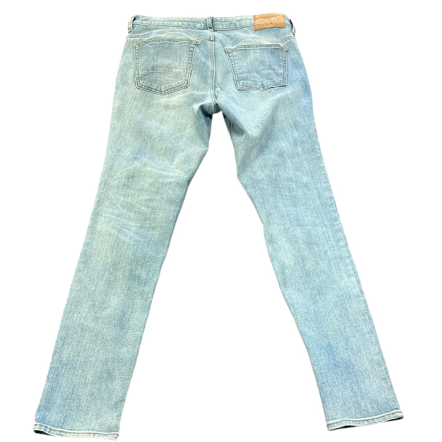 PACSUN STACKED SKINNY BLUE JEANS 111 SZ 33X32