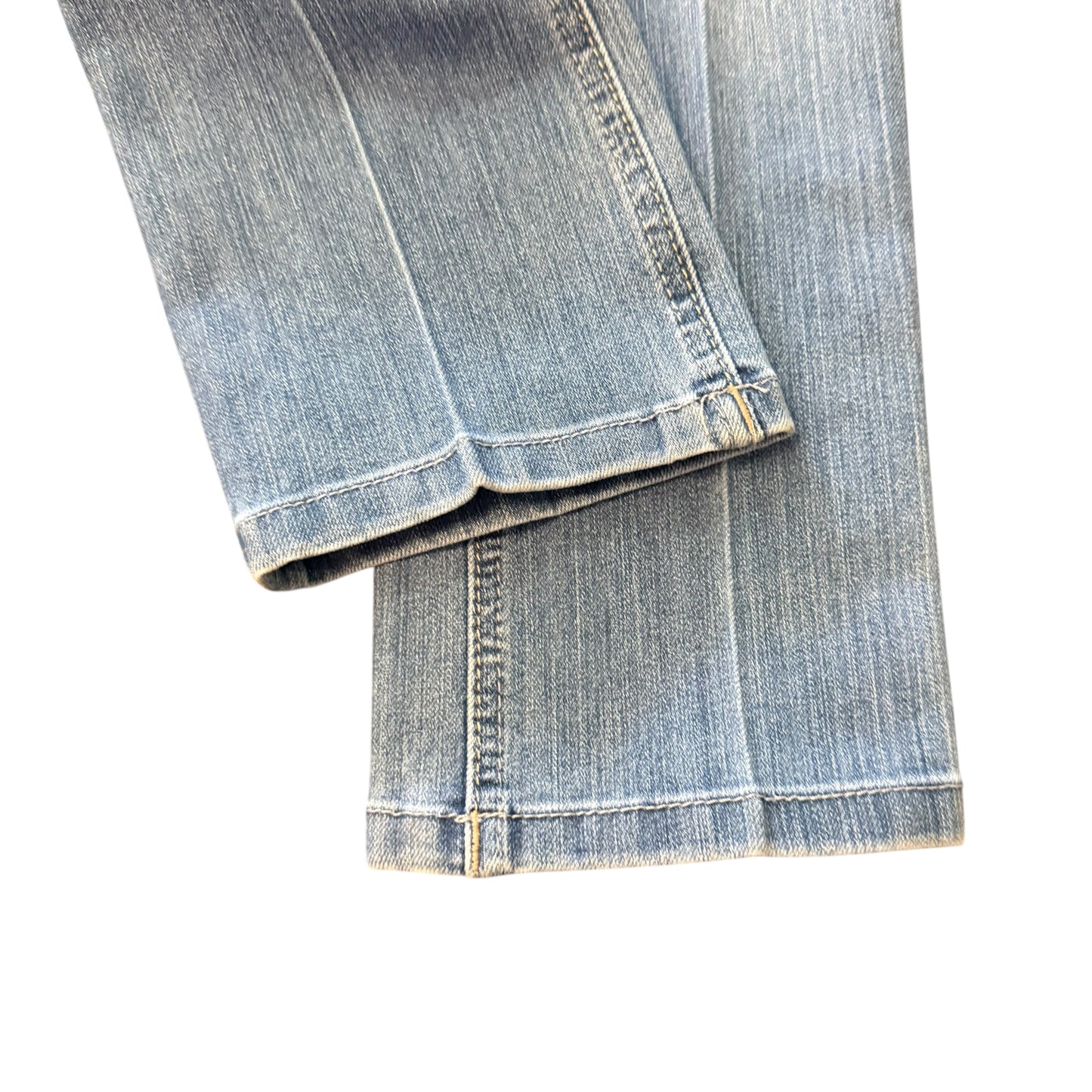 DL1961 BLUE DENIM JEANS TONI HIGH RISE CROP 249 SZ 30