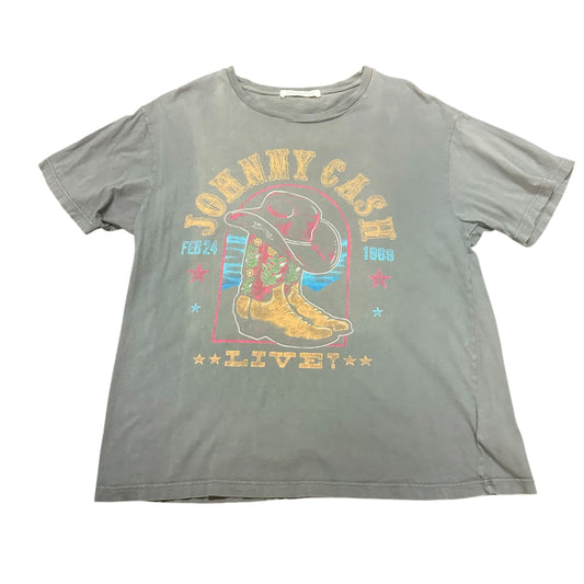 DAYDREAMER GRAY JOHNNY CASH TSHIRT 100 SMALL