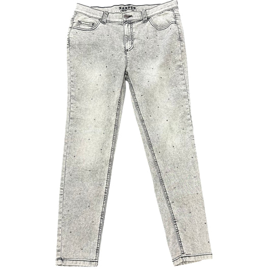HARPER VINTAGE BLACK DENIM JEANS STARS STUDDED 100 SZ 30