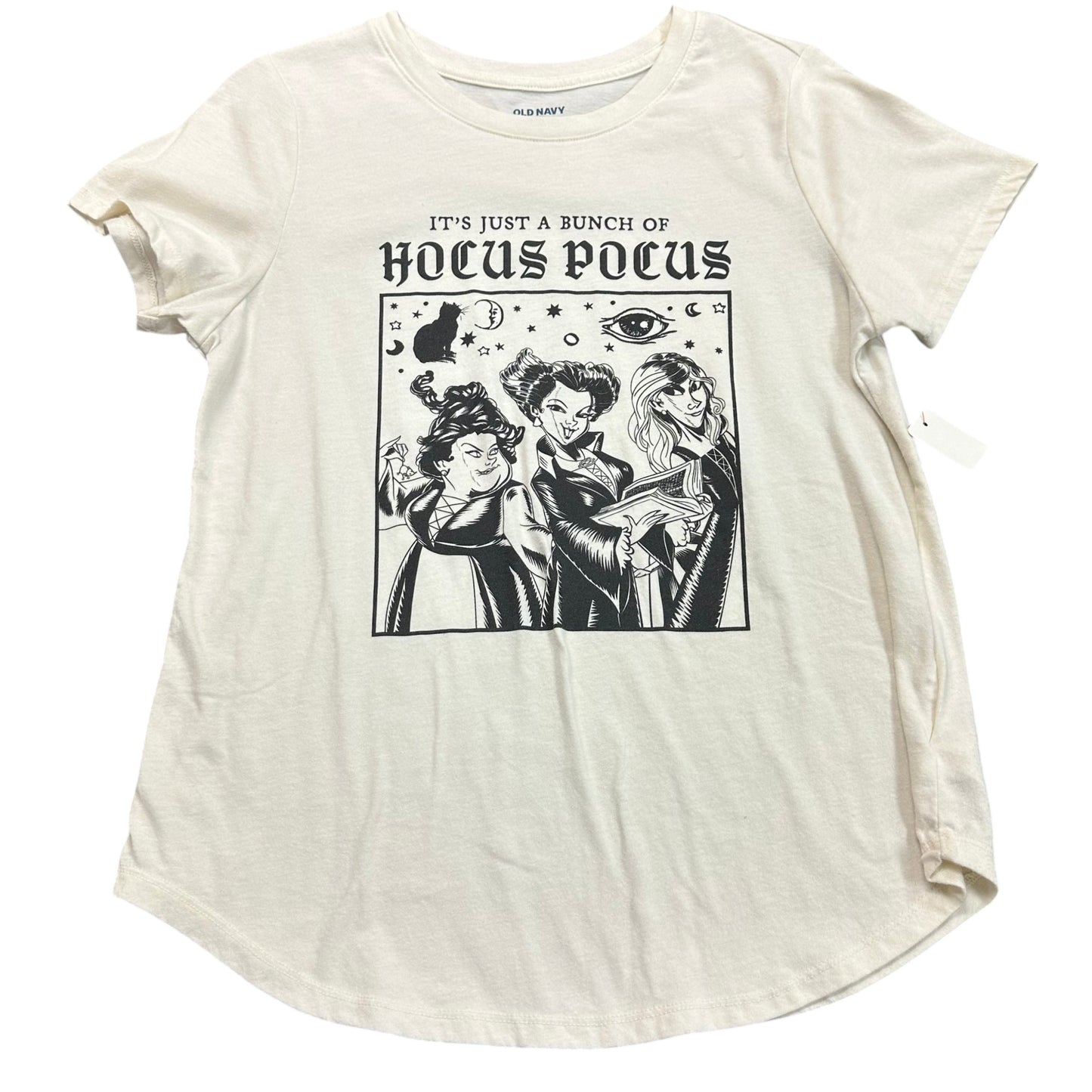 IT'S JUST A BUNCH OF HOCUS POCUS WHITE SHIRT 100 MEDIUM