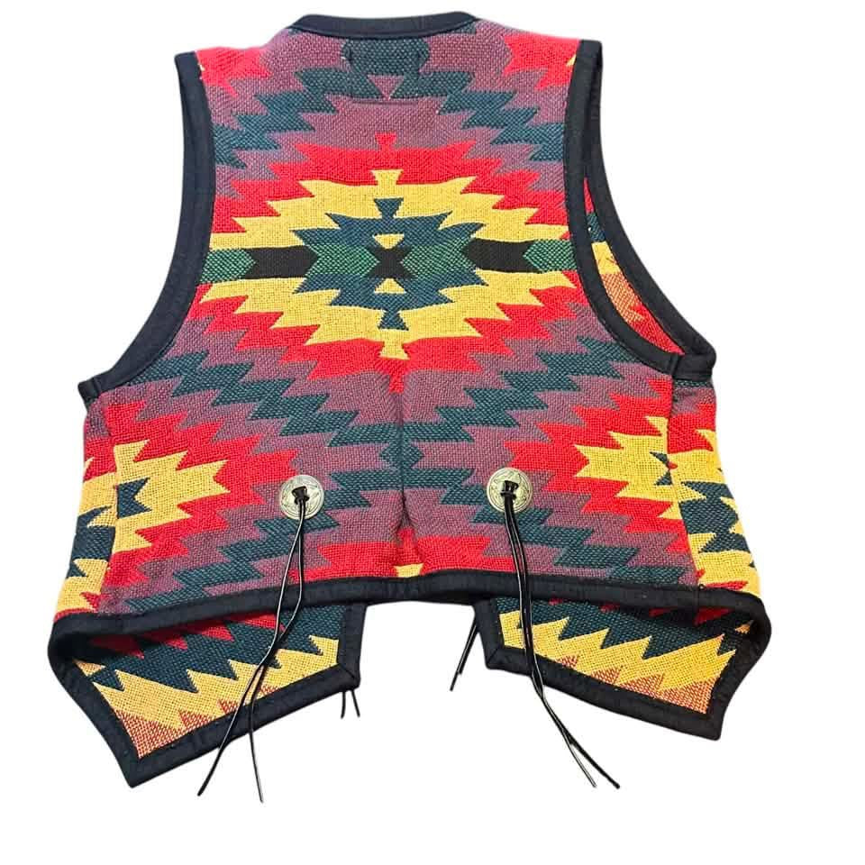 SILVERADO VINTAGE SOUTHWESTERN VEST 100 MEDIUM