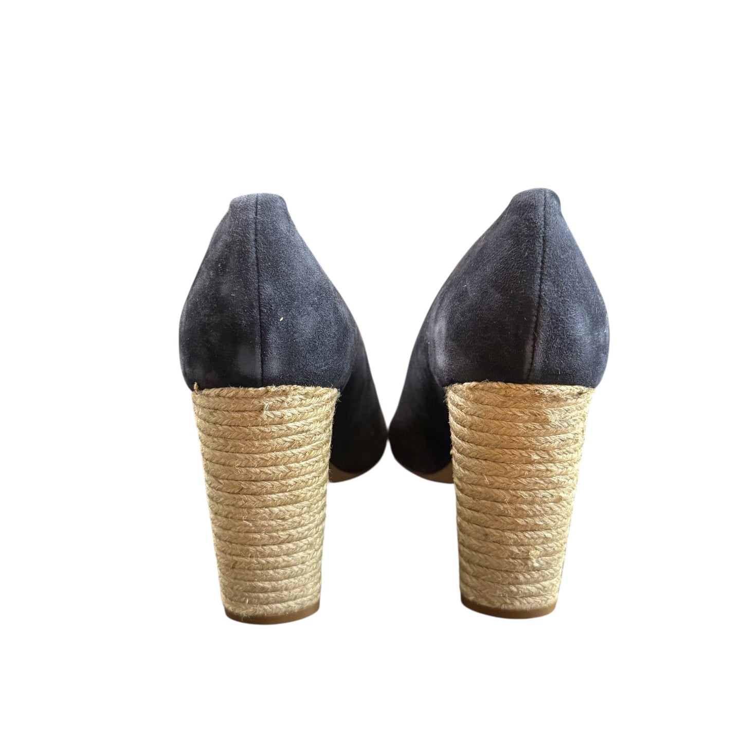 VINCE PERCEY NAVY SUEDE HEELS 220 NEW 9M