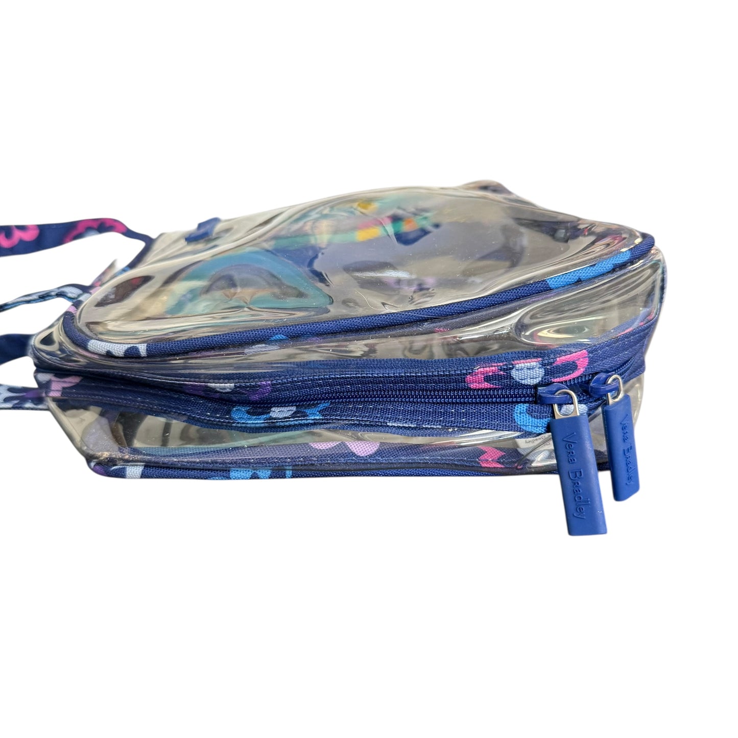 VERA BRADLEY CLEAR COSMETIC CASE TRAVEL BAG 258 OS