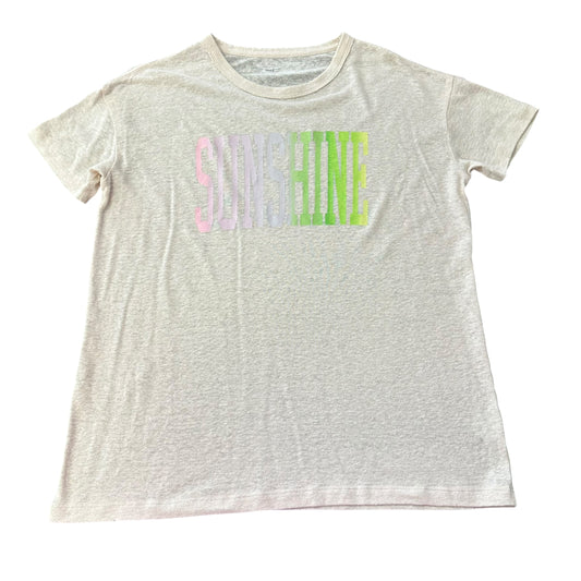 AERIE BEIGE KNIT TOP SUNSHINE SHIRT 122 XXS