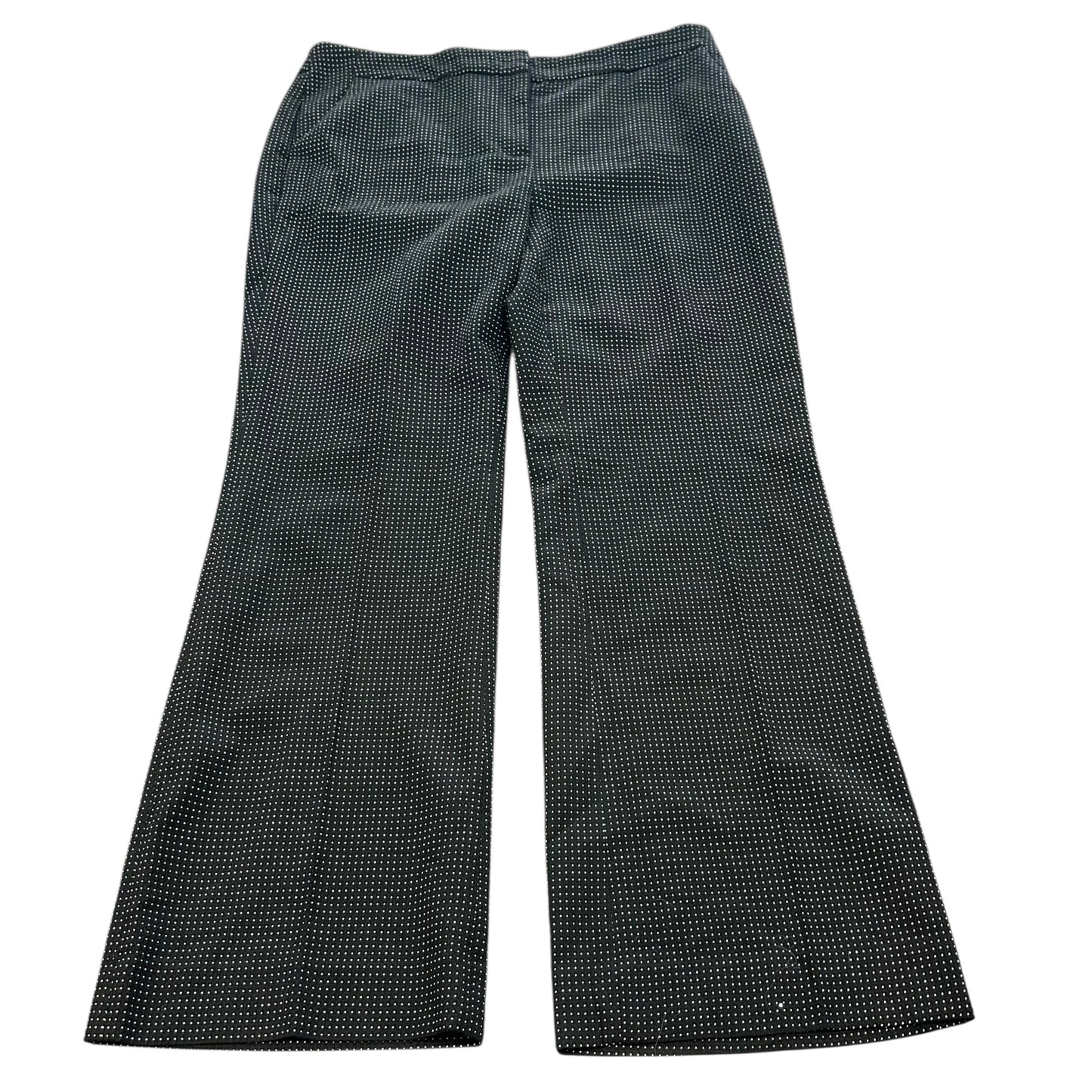 CHICOS BLACK WHITE POLKA DOT TROUSERS 54 Sz 10R