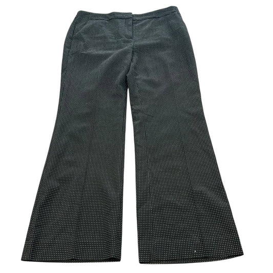 CHICOS BLACK WHITE POLKA DOT TROUSERS 54 Sz 10R