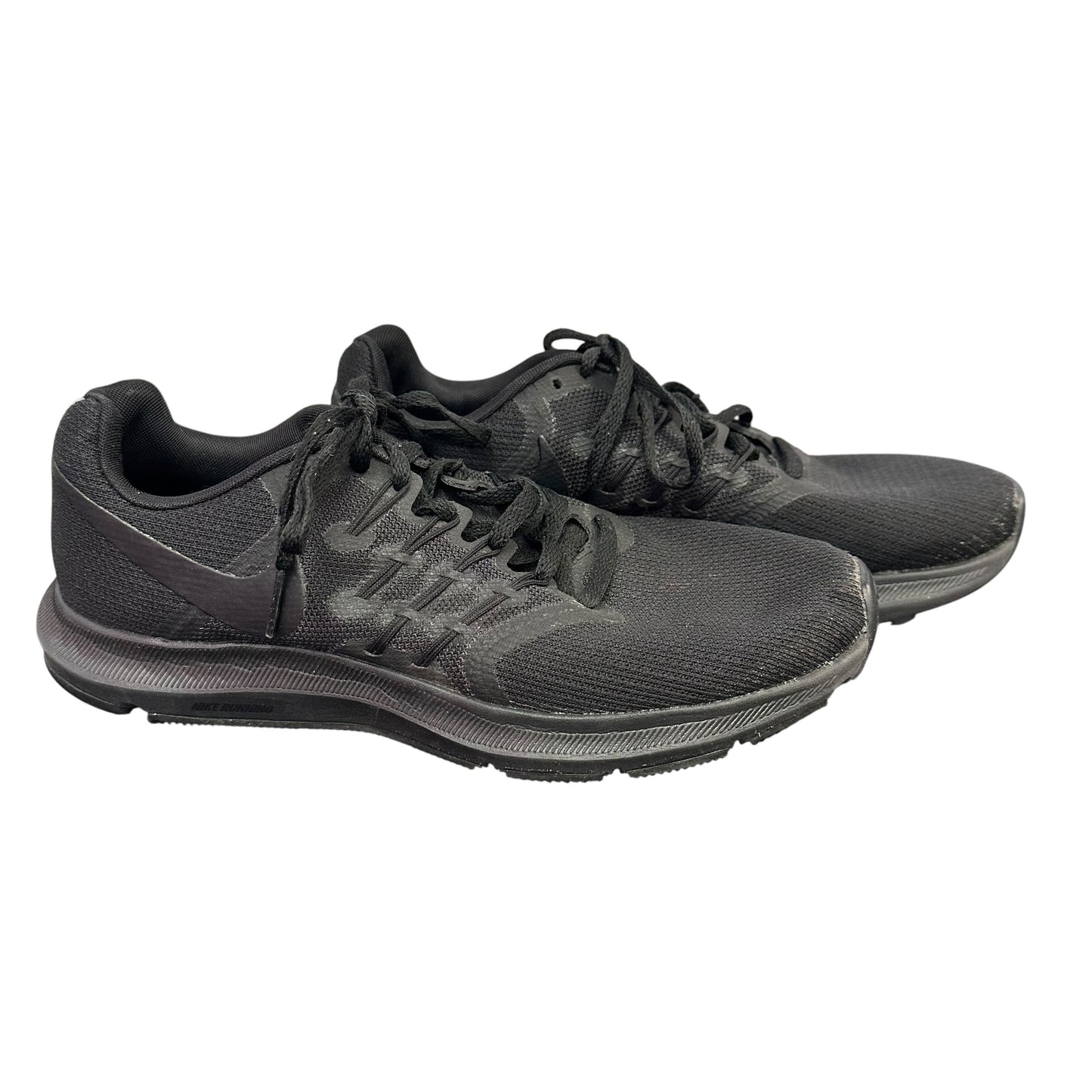 NIKE BLACK RUNNING SHOES 39 SZ 8