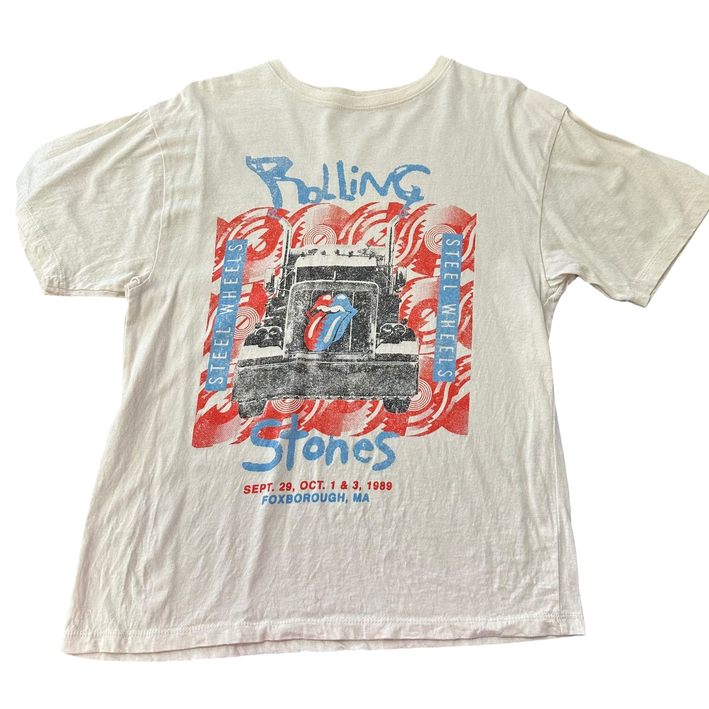 THE ROLLING STONES BEIGE TSHIRT 122 XS