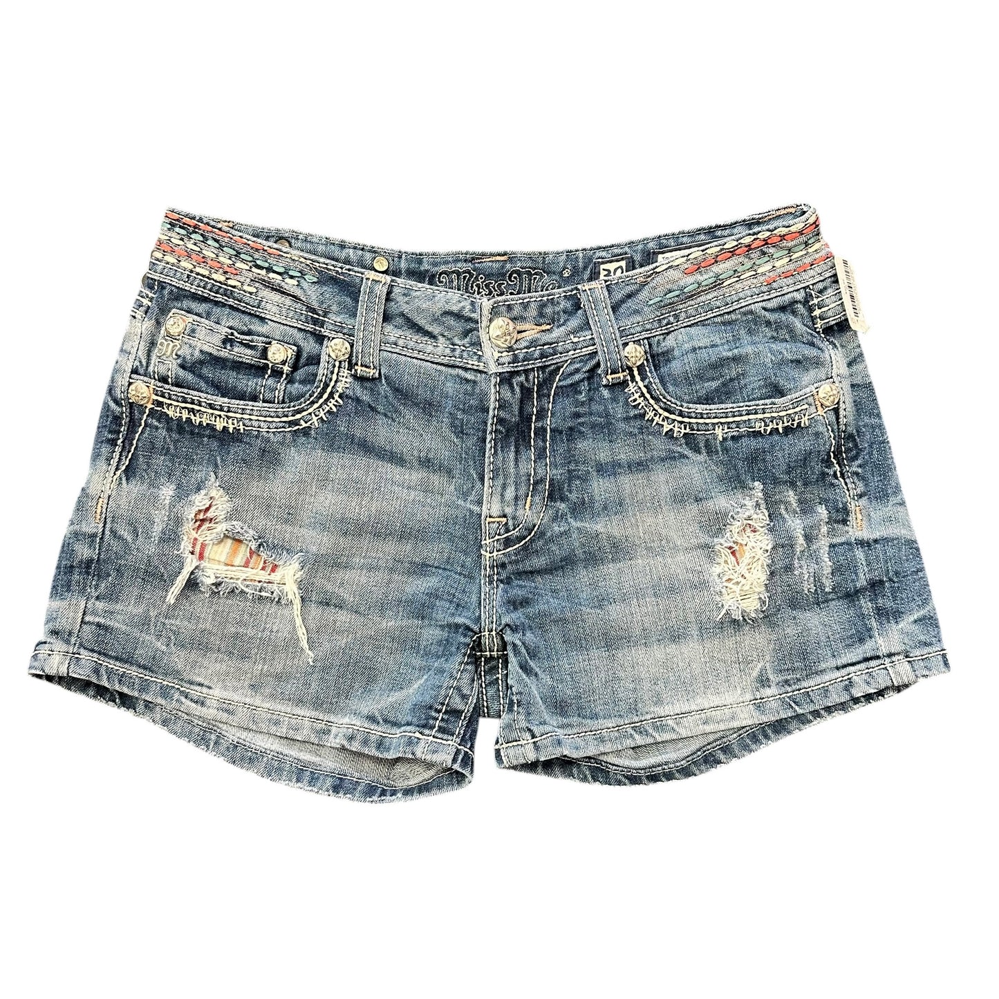 MISS ME BLUE DENIM SHORTS 251 SZ 30