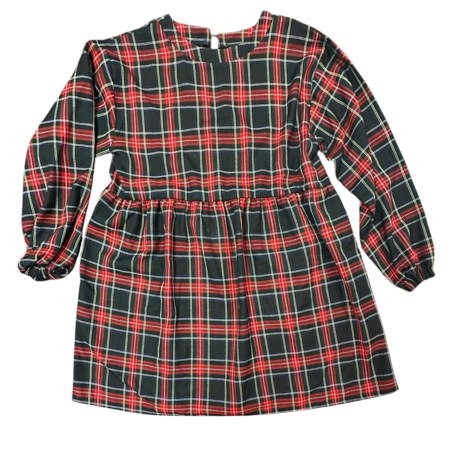 COLLUSION BLACK PLAID DRESS 100 SZ 0